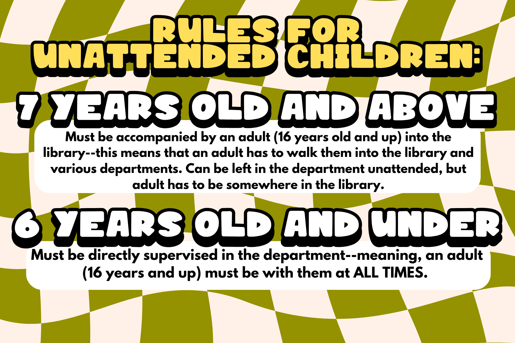 Unattended Children Policy