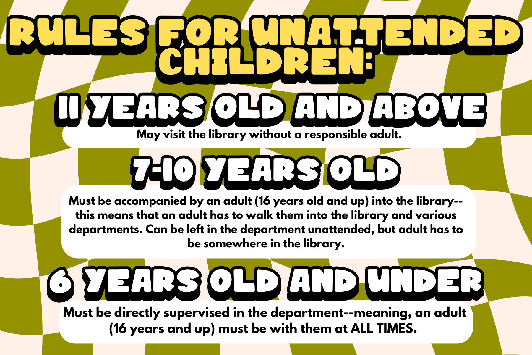 Unattended Children Policy